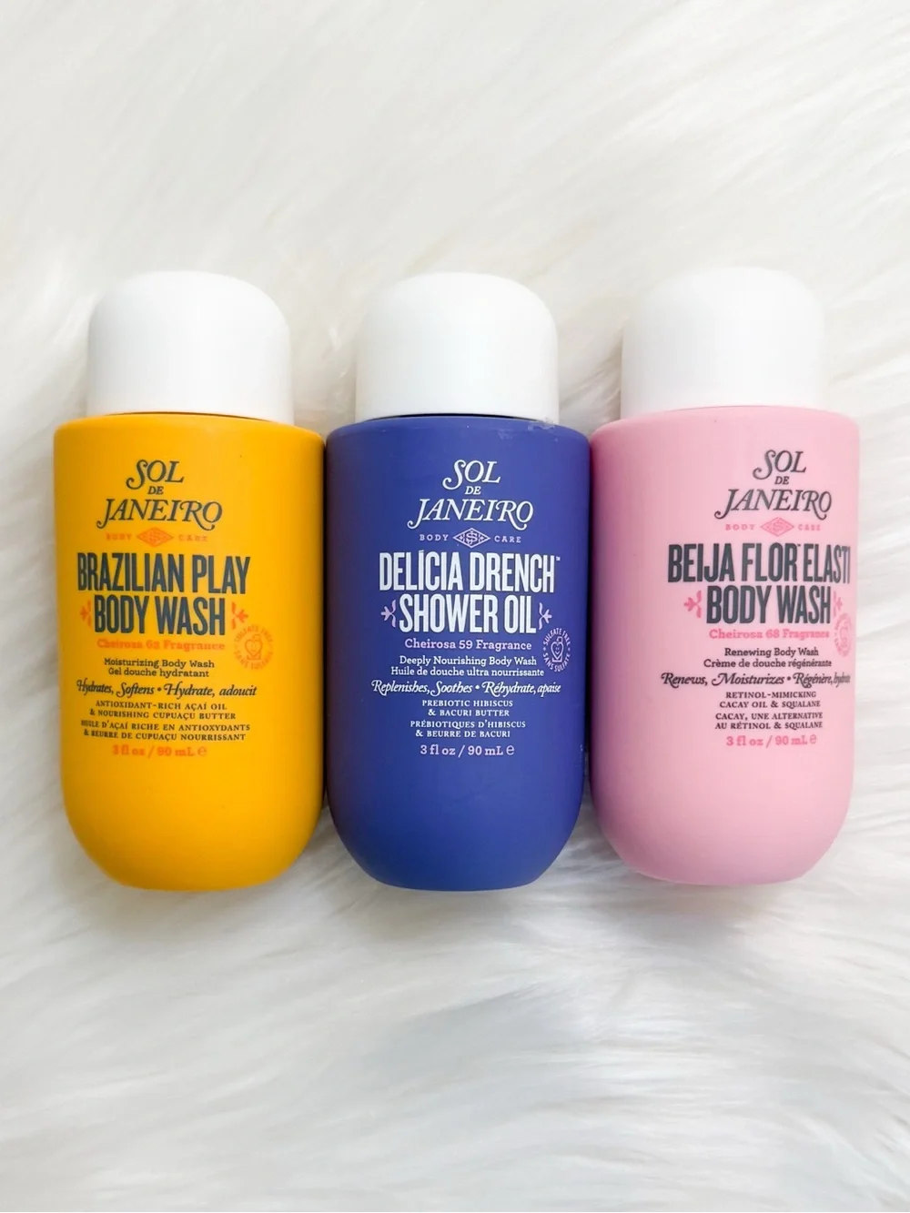 3 Piece Sol de Janeiro Body Wash Mini Bundle